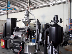 15kg 전문 커피 로스터, 완전 자동 로더, 연소 제거기 및 커피 베어