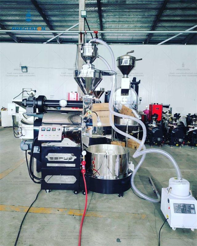 좋은 가격 2024 새 Plc 가스 전기 커피 로스팅 머신 6kg 12kg 15kg 커피 로스터