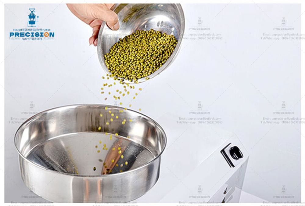 전기 커피 로스터 및 밀러 30-50kg / h 견과류 로스터 기계 가정용