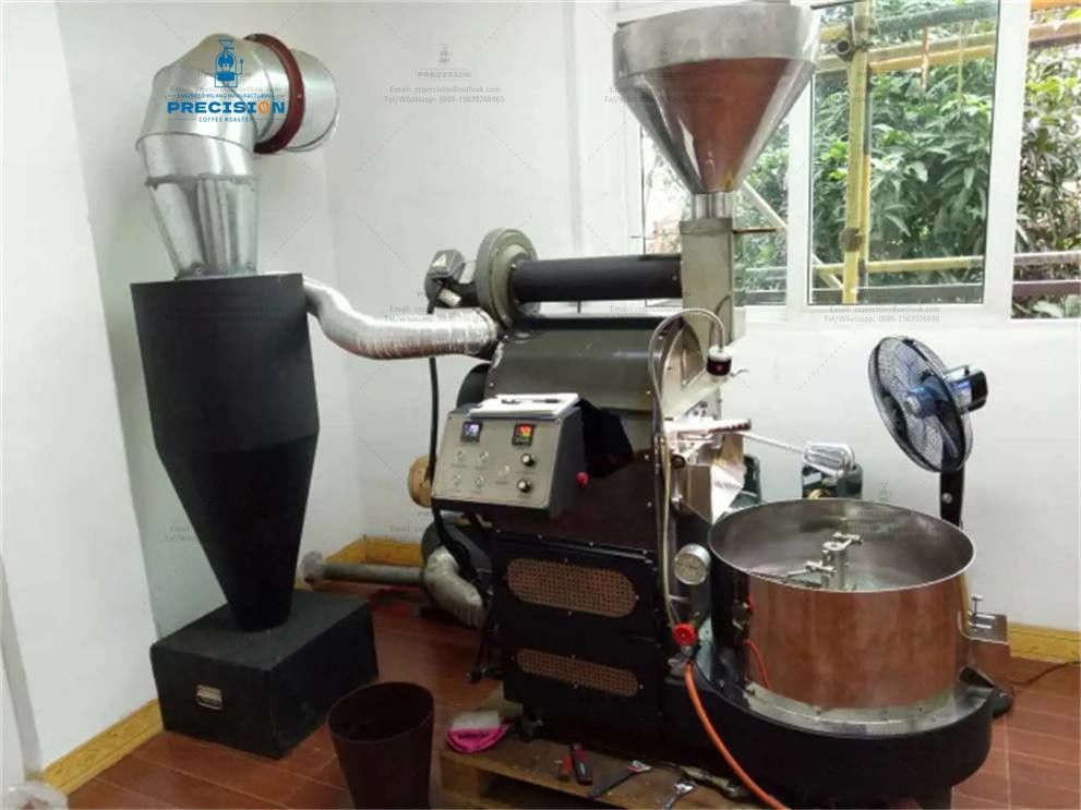 상업용 산업용 자동 20Kg 30Kg 60Kg 멀티 번너 적외선 가스 전기 카페 견과류 커피 콩 로스터 머신